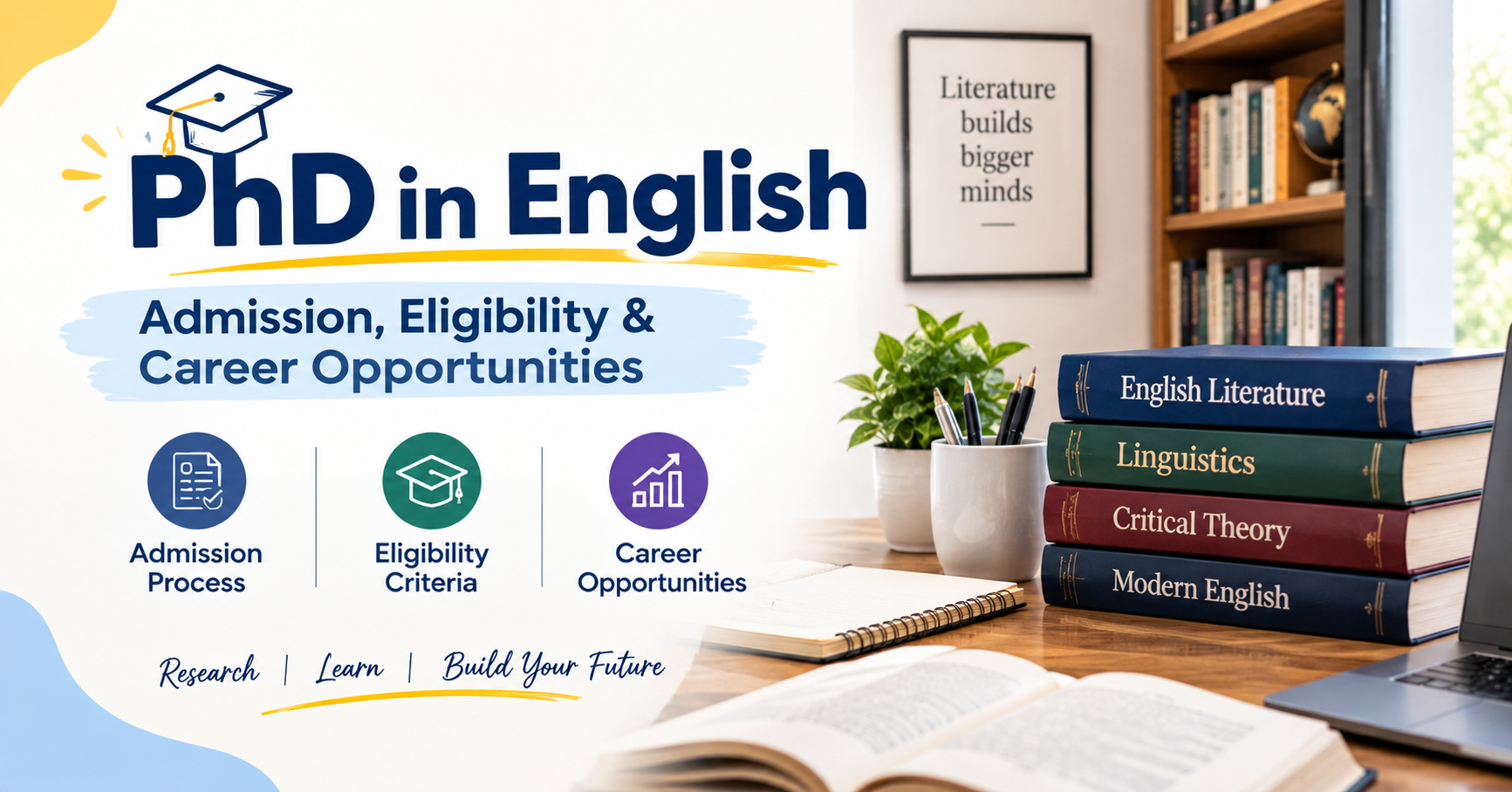 PhD in English: Admission, Eligibility & Career Opportunities