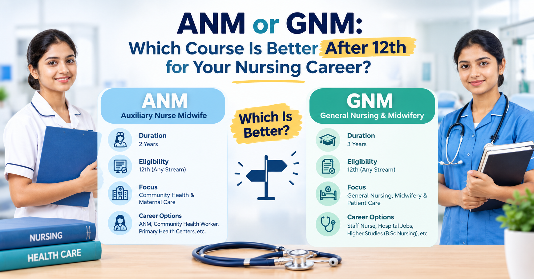 ANM or GNM: Which Course Is Better After 12th for Your Nursing Career?