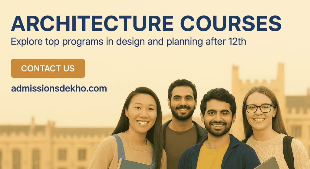 M.Arch Courses in India
