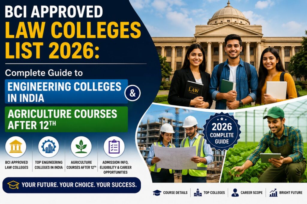 bci approved law colleges list best bba llb colleges in india agriculture courses after 12th