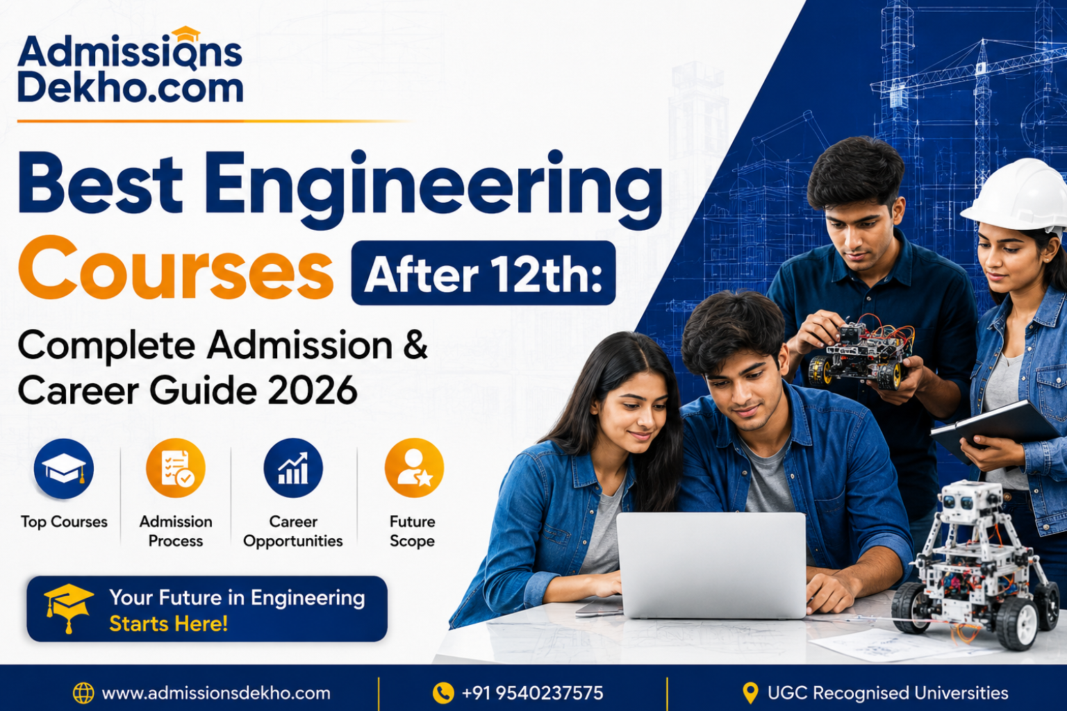 Best Engineering Courses After 12th Complete Admission & Career Guide 2026