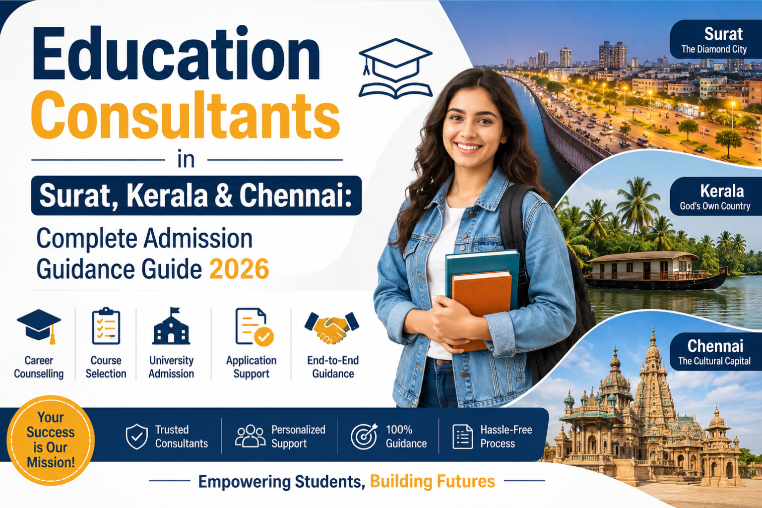 Education Consultants in Surat, Kerala & Chennai Complete Admission Guidance Guide 2026