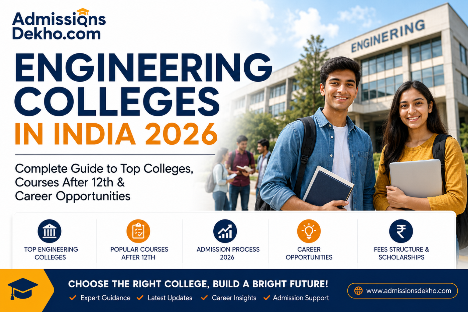 Engineering Colleges in India 2026 Complete Guide to Top Colleges, Courses After 12th & Career Opportunities