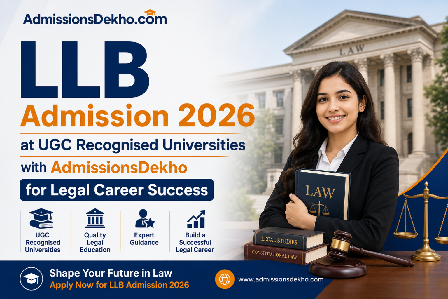 LLB Admission 2026 at UGC Recognised Universities with AdmissionsDekho for Legal Career Success (1)
