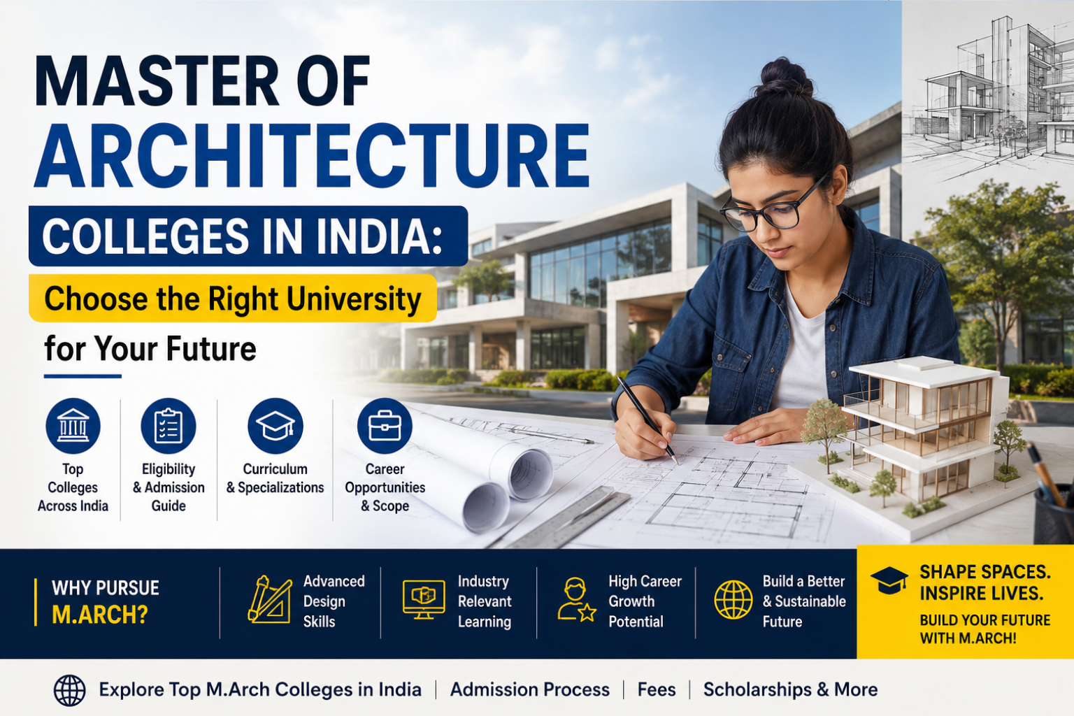 Master of Architecture Colleges in India Choose the Right University for Your Future